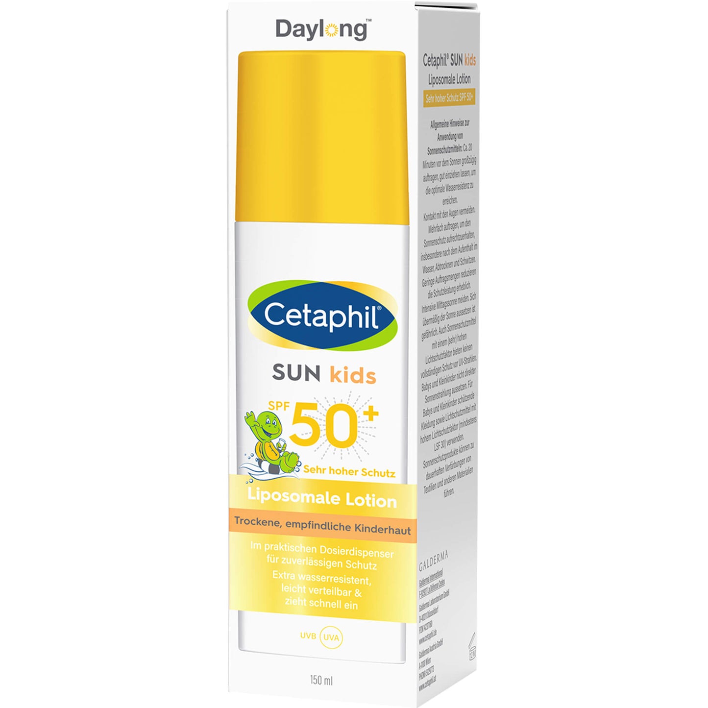CETAPHIL Sun Daylong Kids SPF 50+ liposomale Lot. 150 ml