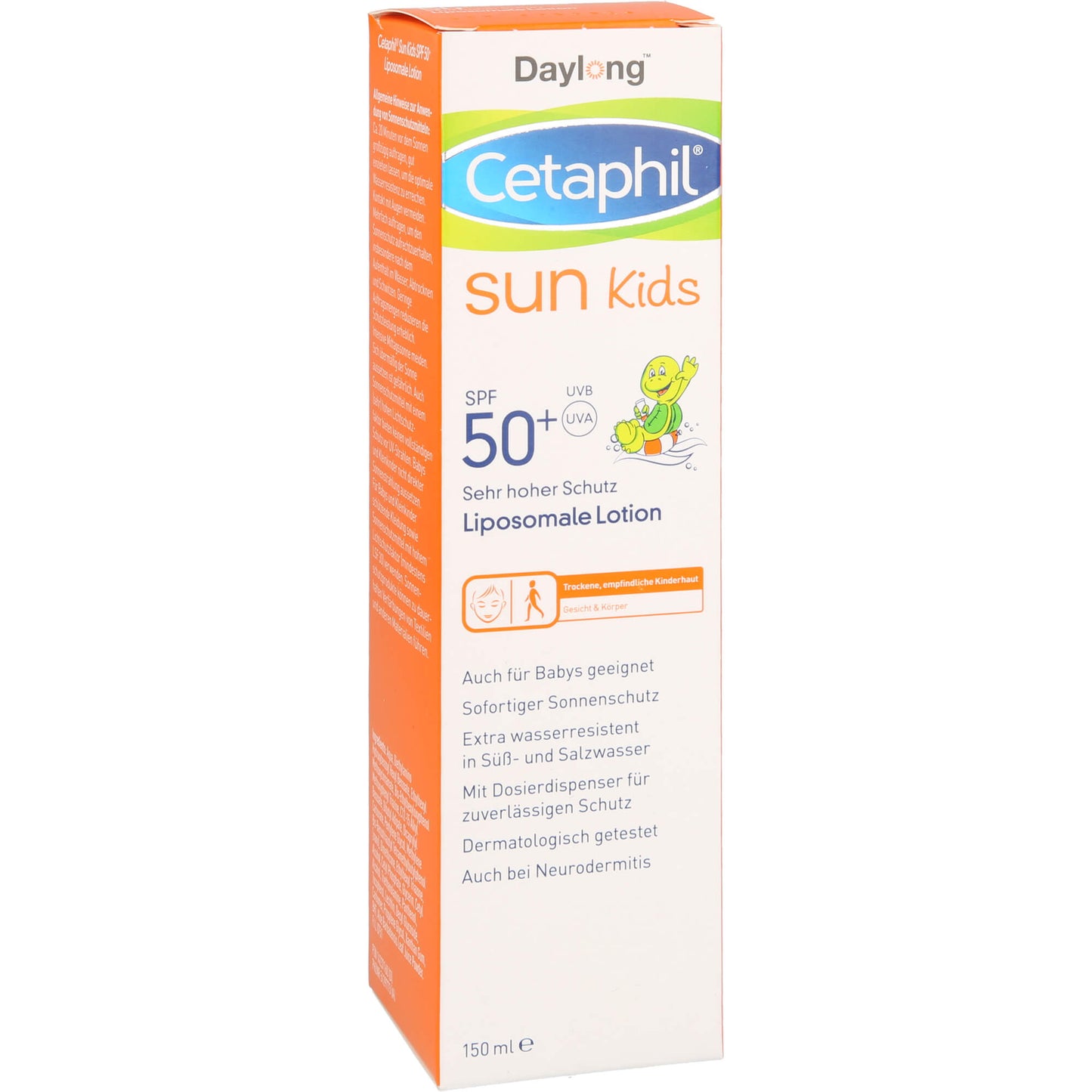 CETAPHIL Sun Daylong Kids SPF 50+ liposomale Lot. 150 ml