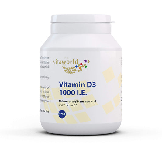 VITAMIN D3 1000 I.E. pro Tag Tabletten 200 St