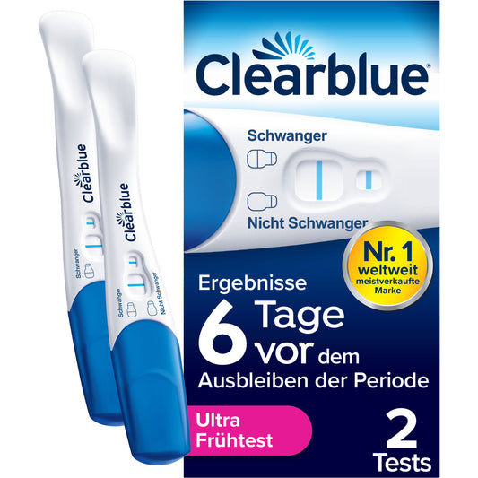 CLEARBLUE Schwangerschaftstest frühe Erkennung 2 St