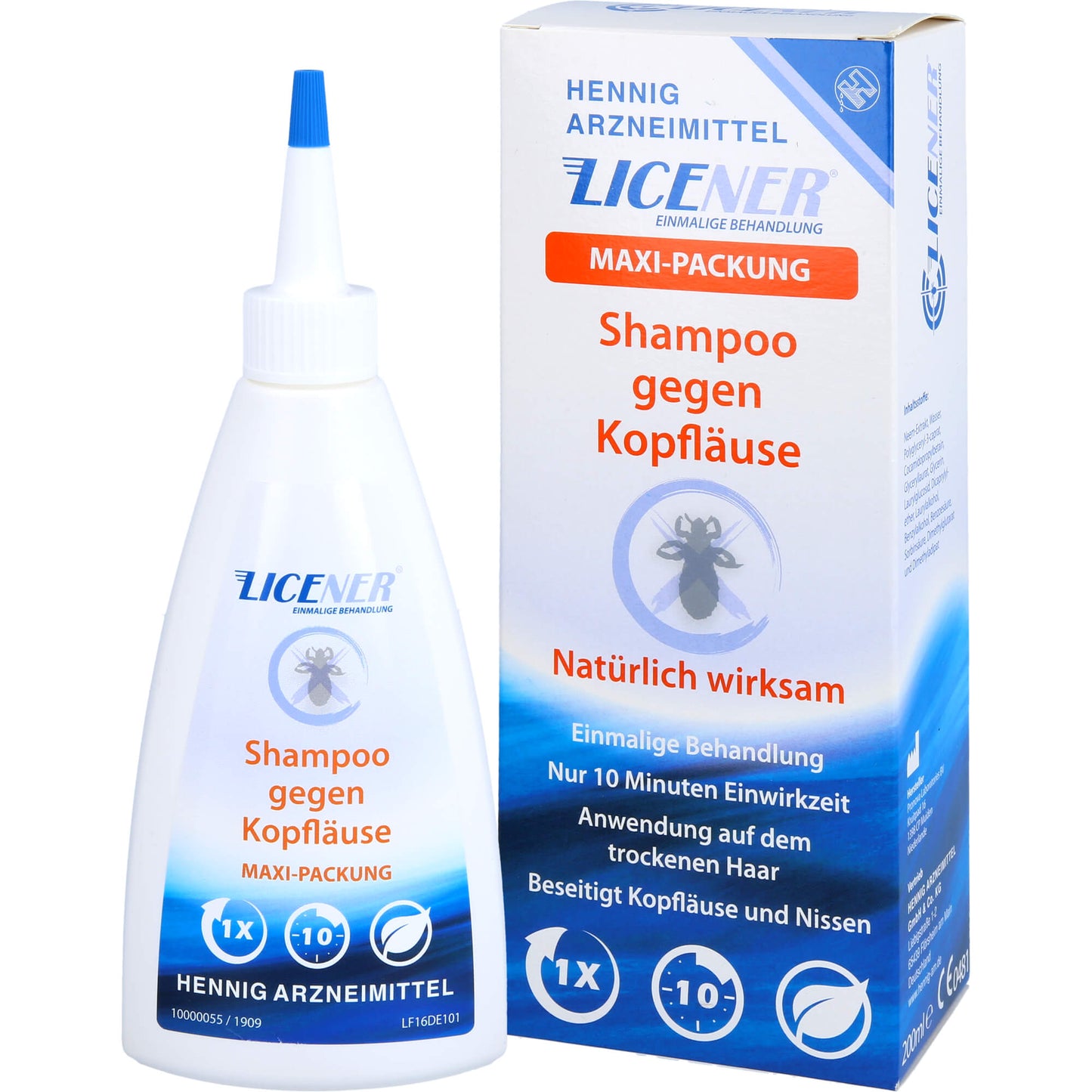 LICENER gegen Kopfläuse Shampoo Maxi-Packung 200 ml
