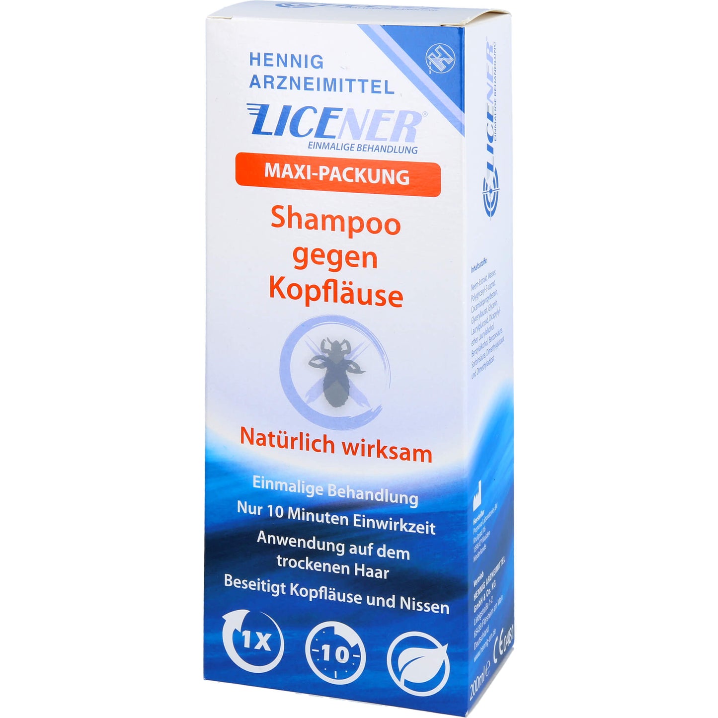 LICENER gegen Kopfläuse Shampoo Maxi-Packung 200 ml