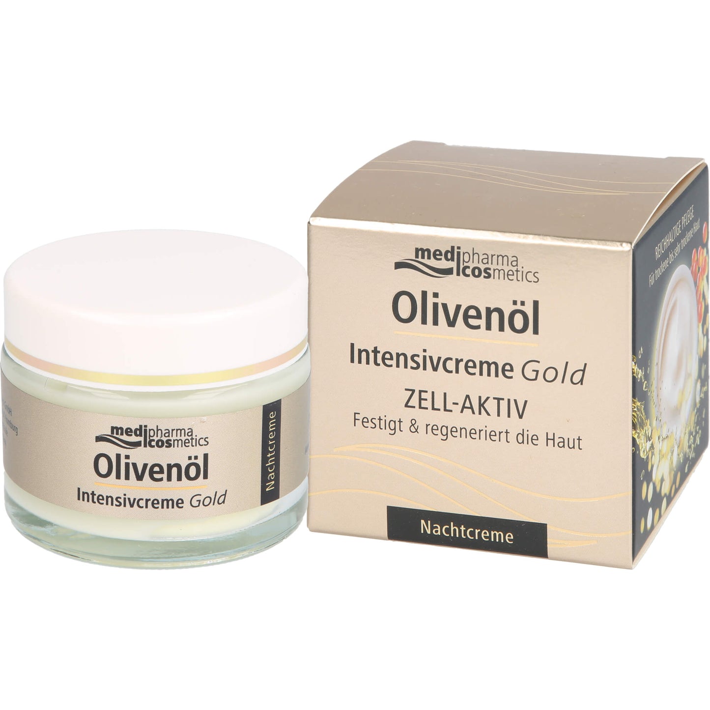 OLIVENÖL INTENSIVCREME Gold ZELL-AKTIV Nachtcreme 50 ml