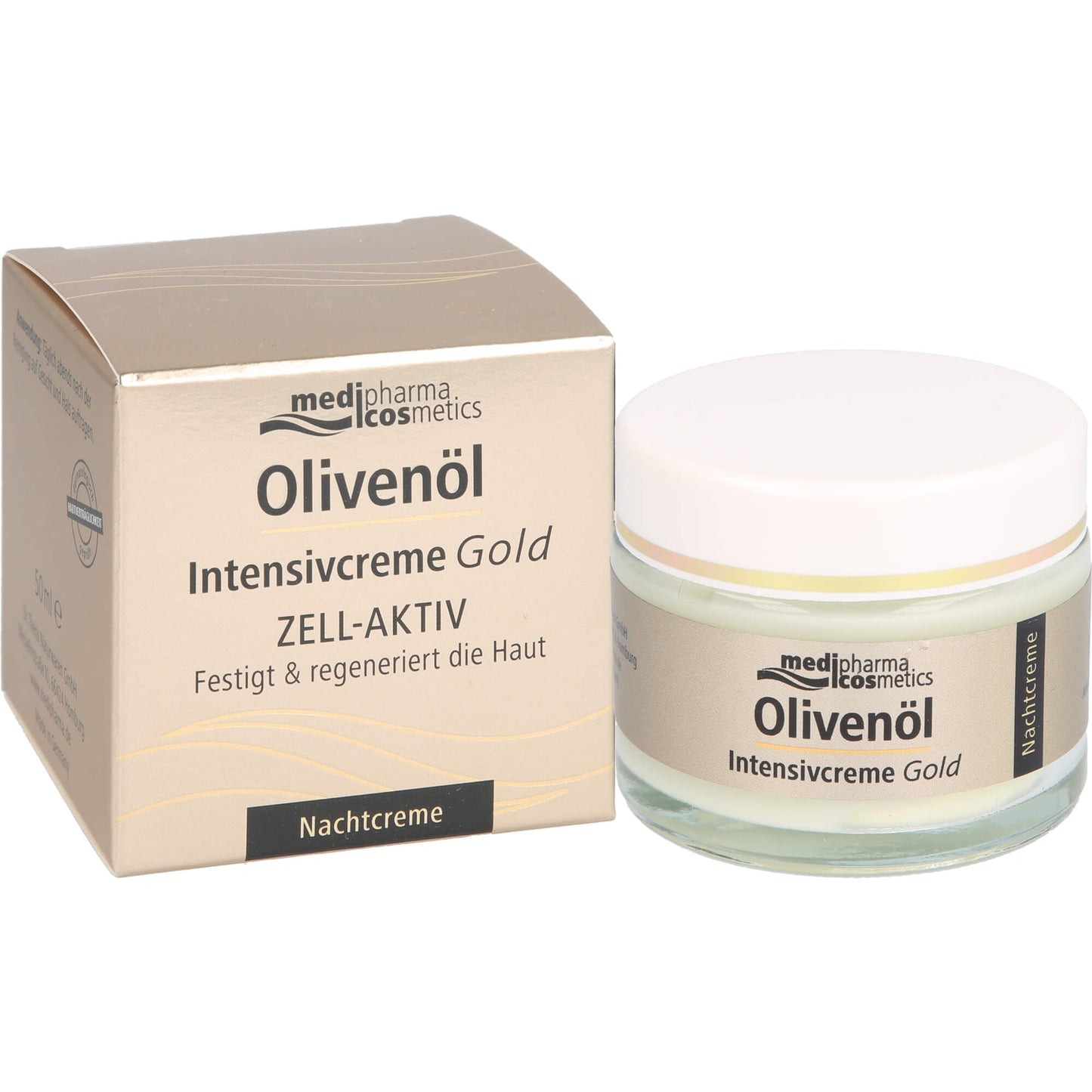 OLIVENÖL INTENSIVCREME Gold ZELL-AKTIV Nachtcreme 50 ml