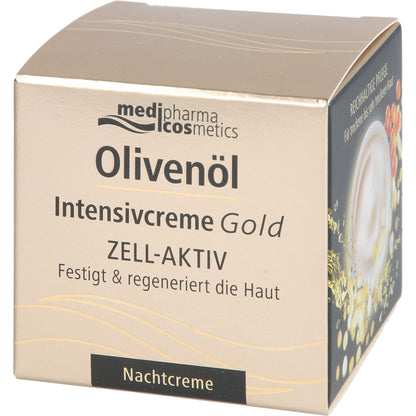 OLIVENÖL INTENSIVCREME Gold ZELL-AKTIV Nachtcreme 50 ml