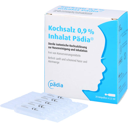 KOCHSALZ 0,9% Inhalat Pädia Ampullen 20X2.5 ml