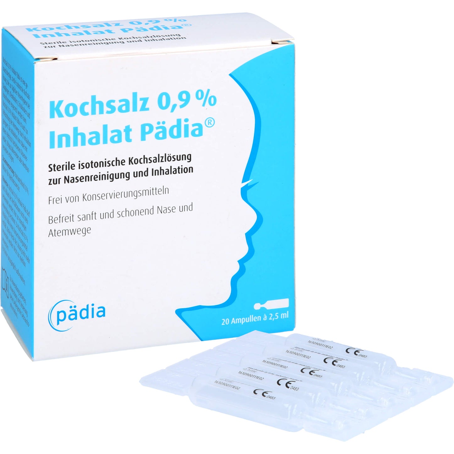 KOCHSALZ 0,9% Inhalat Pädia Ampullen 20X2.5 ml
