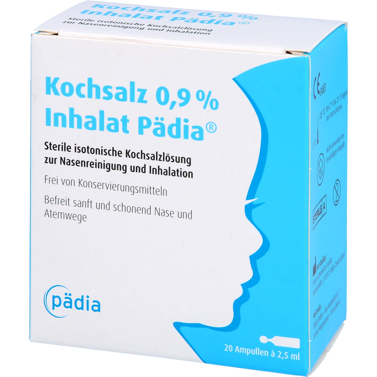KOCHSALZ 0,9% Inhalat Pädia Ampullen 20X2.5 ml