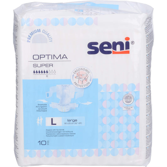 SENI Optima Super Inkontinenzvorlage m.Hüftbund L 10 St