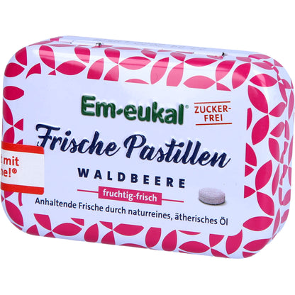 EM-EUKAL Frische Pastillen Waldbeere zuckerfrei 20 g