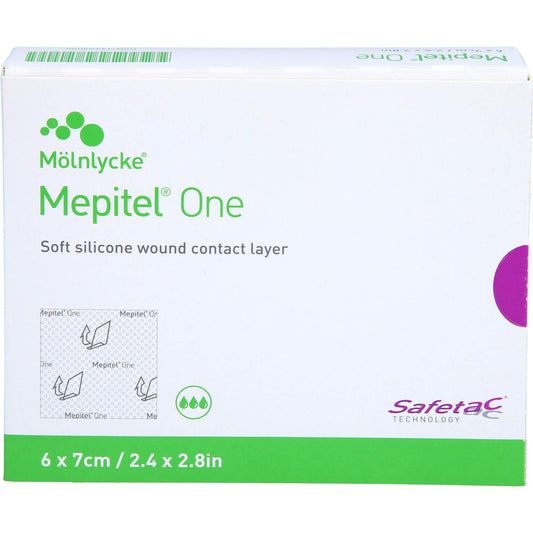 MEPITEL One 6x7 cm Silikon Netzverband 5 St