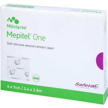MEPITEL One 6x7 cm Silikon Netzverband 5 St