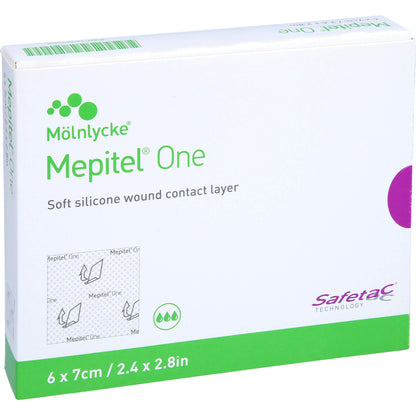 MEPITEL One 6x7 cm Silikon Netzverband 5 St