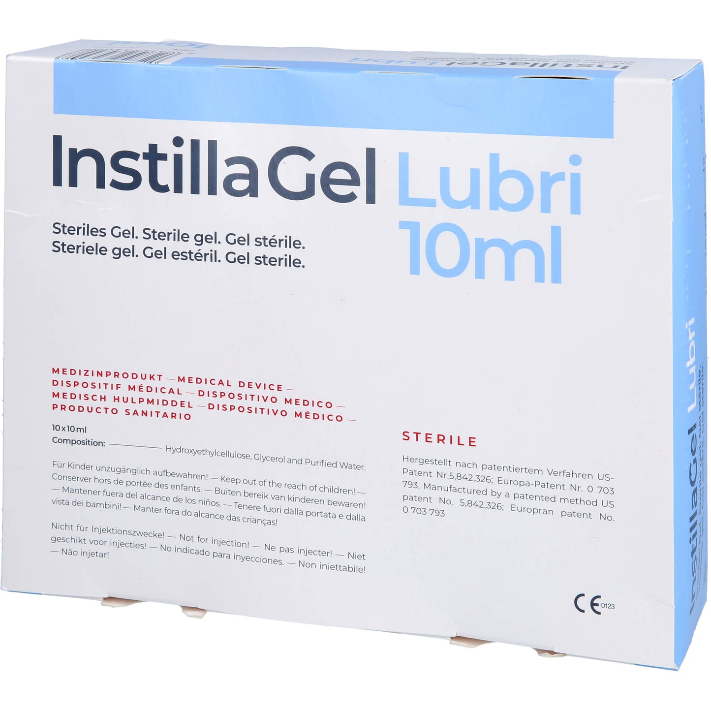 INSTILLAGEL Lubri 10X10 ml