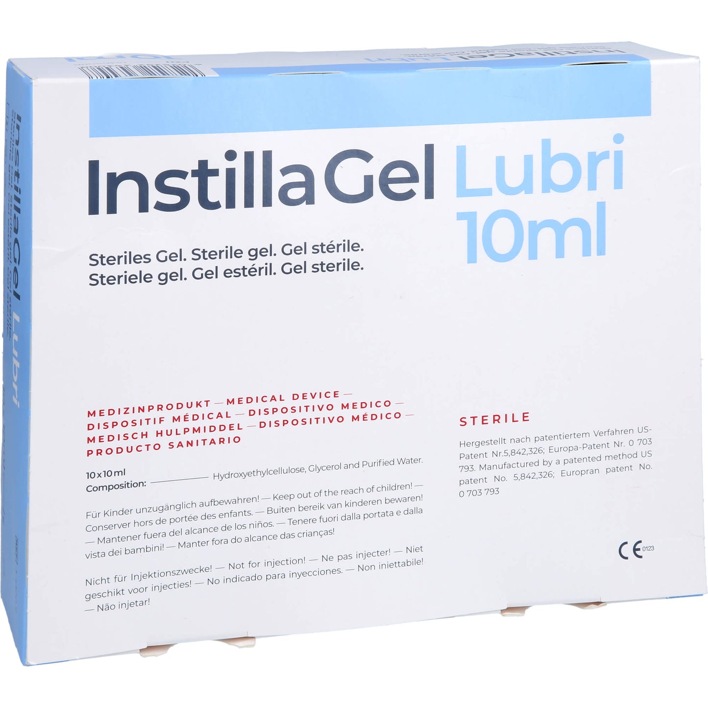 INSTILLAGEL Lubri 10X10 ml