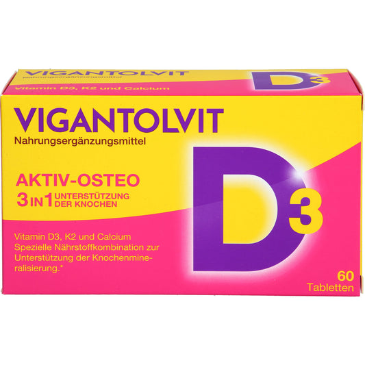 VIGANTOLVIT Vitamin D3 K2 Calcium Filmtabletten 60 St