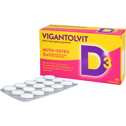 VIGANTOLVIT Vitamin D3 K2 Calcium Filmtabletten 60 St
