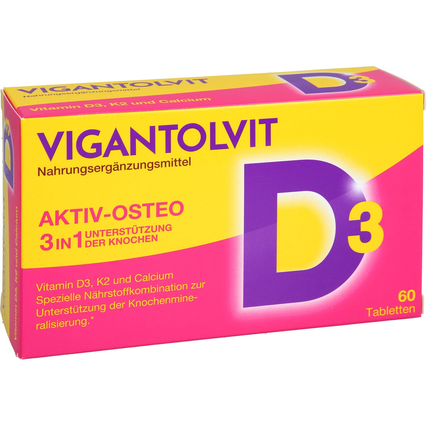 VIGANTOLVIT Vitamin D3 K2 Calcium Filmtabletten 60 St