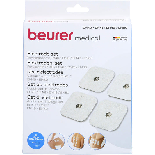 BEURER EM40/41/49/80/95 Elektroden 45x45 mm 8 St