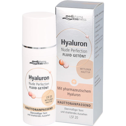 HYALURON NUDE Perfect.Fluid getö.mitt.HT LSF 20 50 ml