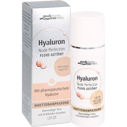 HYALURON NUDE Perfect.Fluid getö.mitt.HT LSF 20 50 ml
