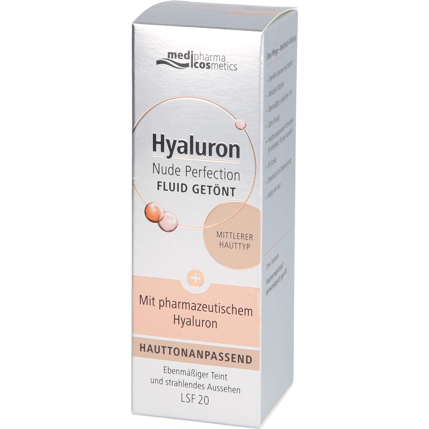 HYALURON NUDE Perfect.Fluid getö.mitt.HT LSF 20 50 ml