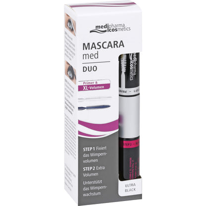 MASCARA med Duo Primer & XL Volumen 10 ml