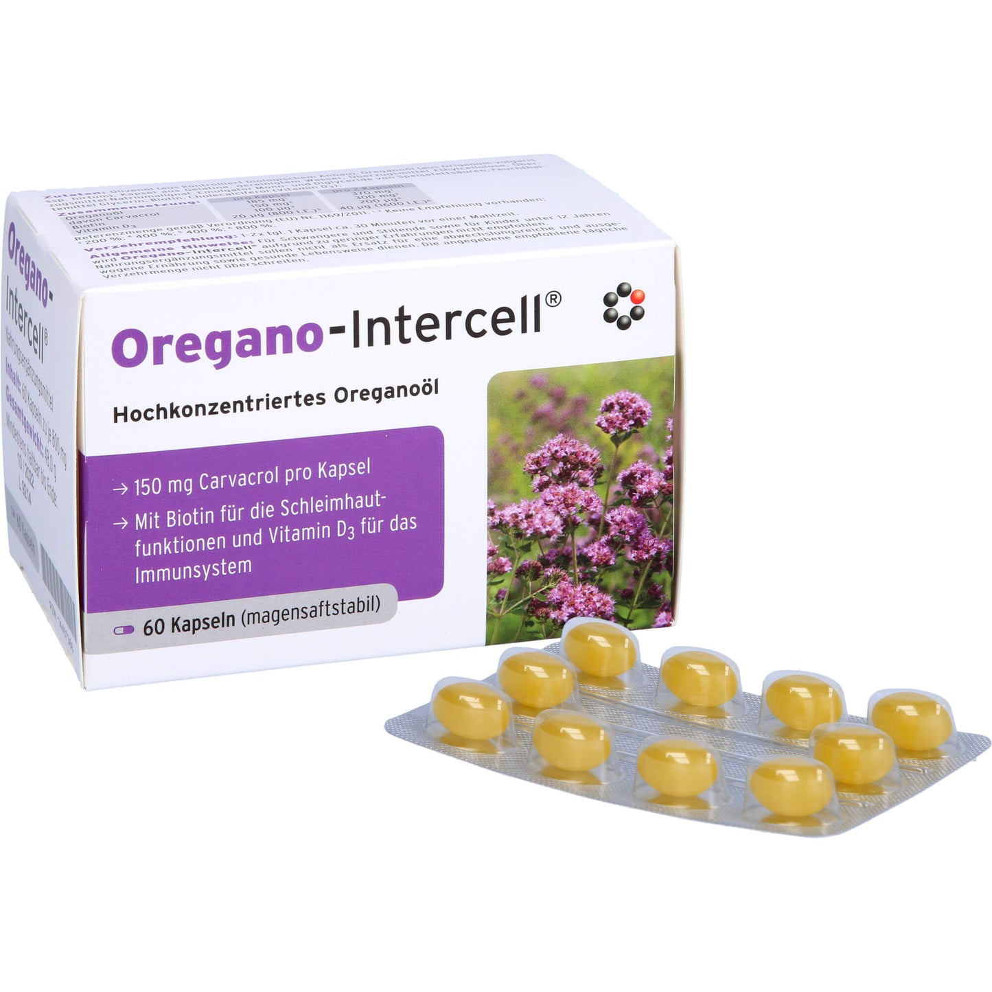 OREGANO-INTERCELL magensaftresistente Weichkapseln 60 St