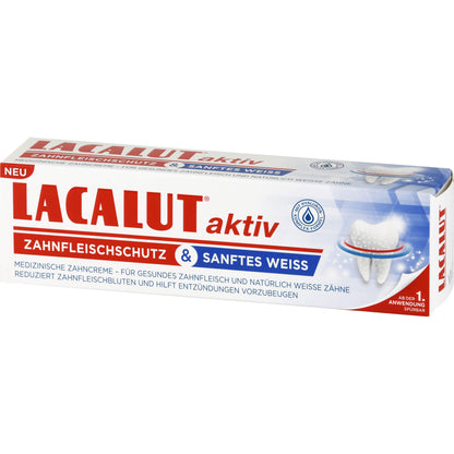 LACALUT aktiv Zahnfleischschutz & sanftes Weiß 75 ml