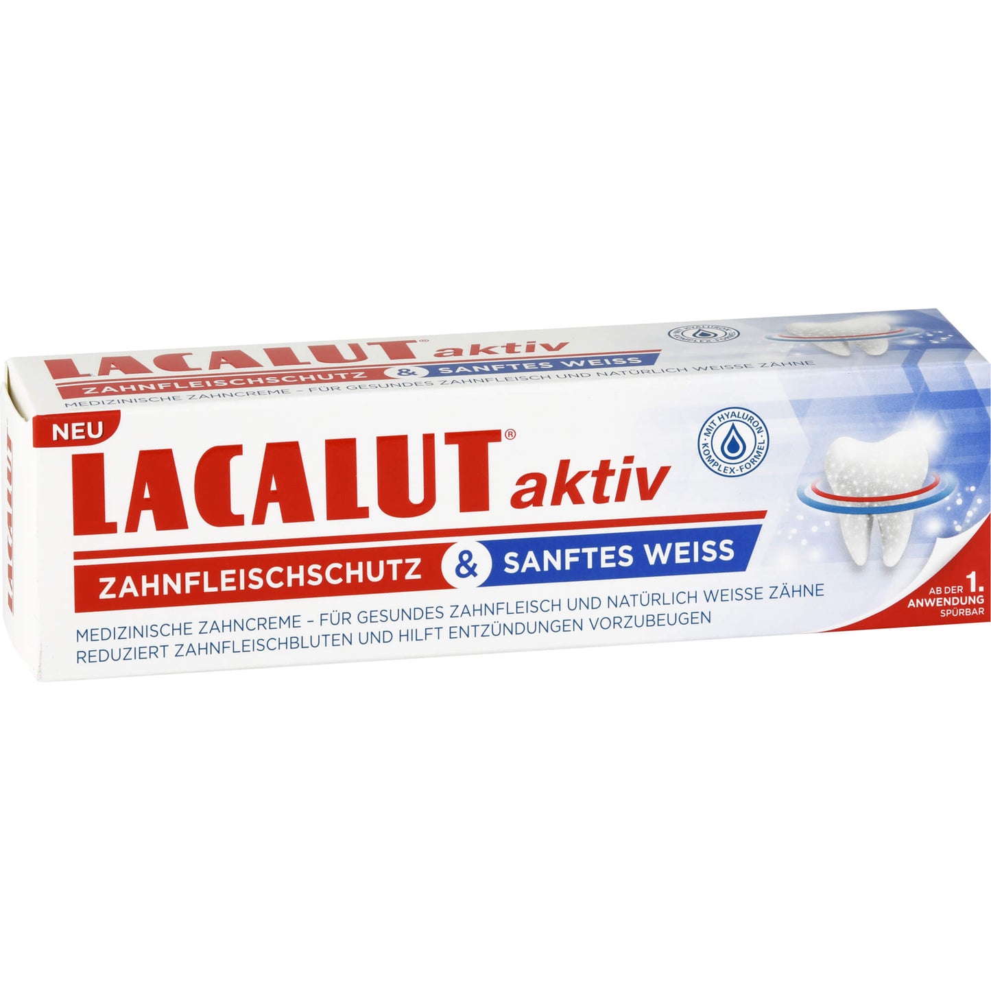 LACALUT aktiv Zahnfleischschutz & sanftes Weiß 75 ml