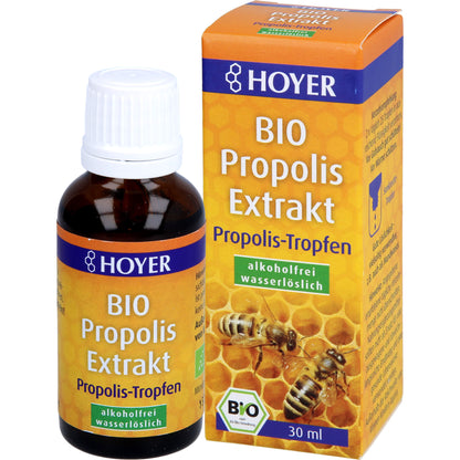 HOYER Propolis Extrakt Bio alkoholfrei wasserlösl. 30 ml