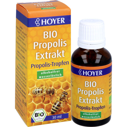 HOYER Propolis Extrakt Bio alkoholfrei wasserlösl. 30 ml