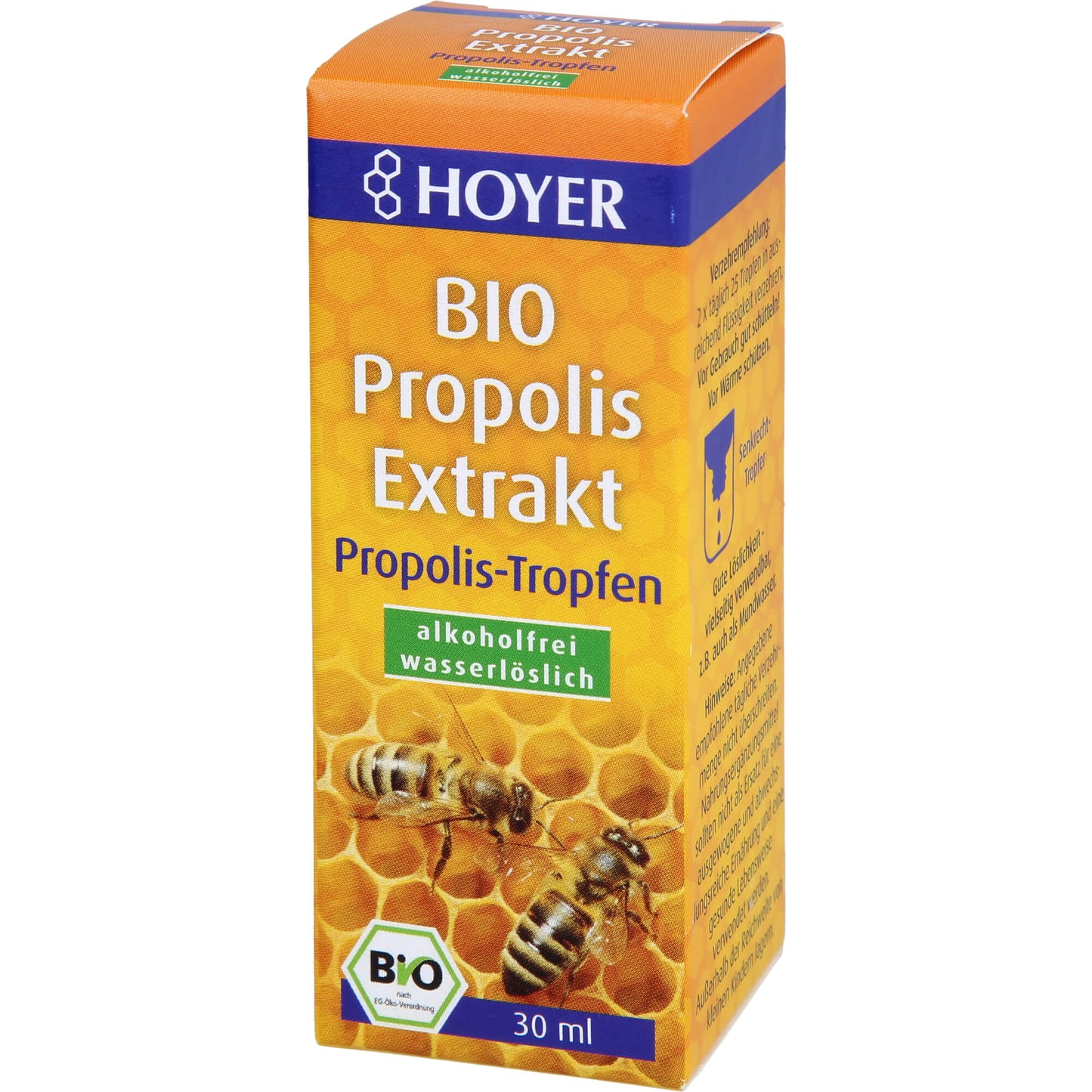 HOYER Propolis Extrakt Bio alkoholfrei wasserlösl. 30 ml
