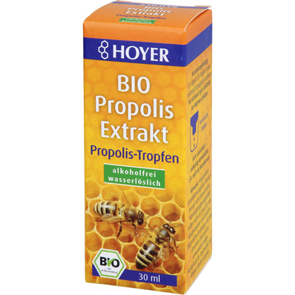 HOYER Propolis Extrakt Bio alkoholfrei wasserlösl. 30 ml