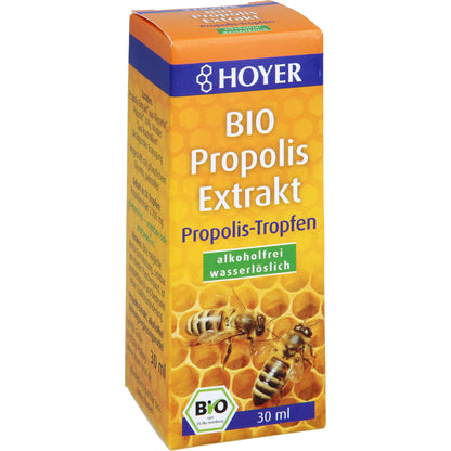 HOYER Propolis Extrakt Bio alkoholfrei wasserlösl. 30 ml