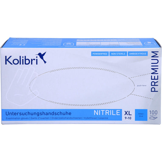 KOLIBRI Premium U.Hands.Nitril unst.pf XL blau 100 St