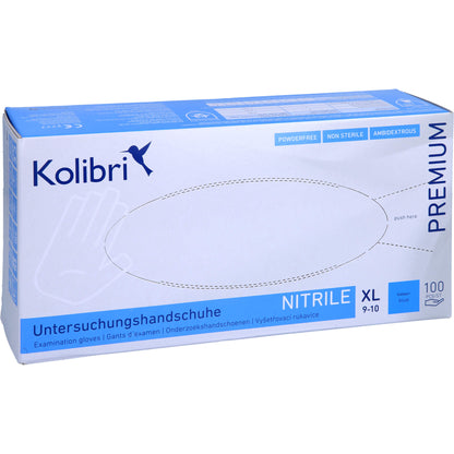 KOLIBRI Premium U.Hands.Nitril unst.pf XL blau 100 St
