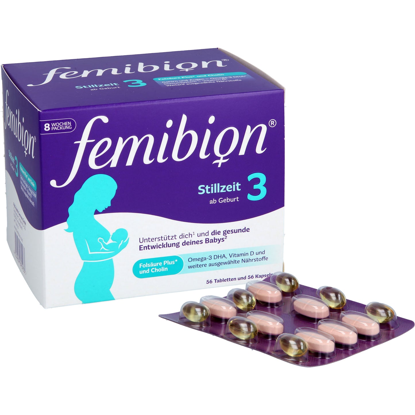 FEMIBION 3 Stillzeit Kombipackung 2X56 St