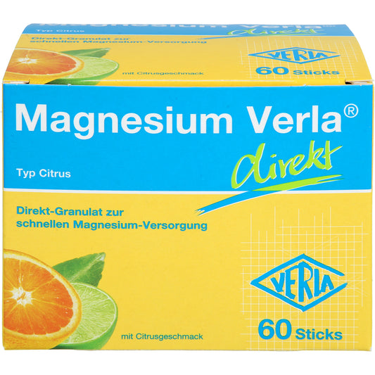 MAGNESIUM VERLA direkt Citrus Granulat 60 St