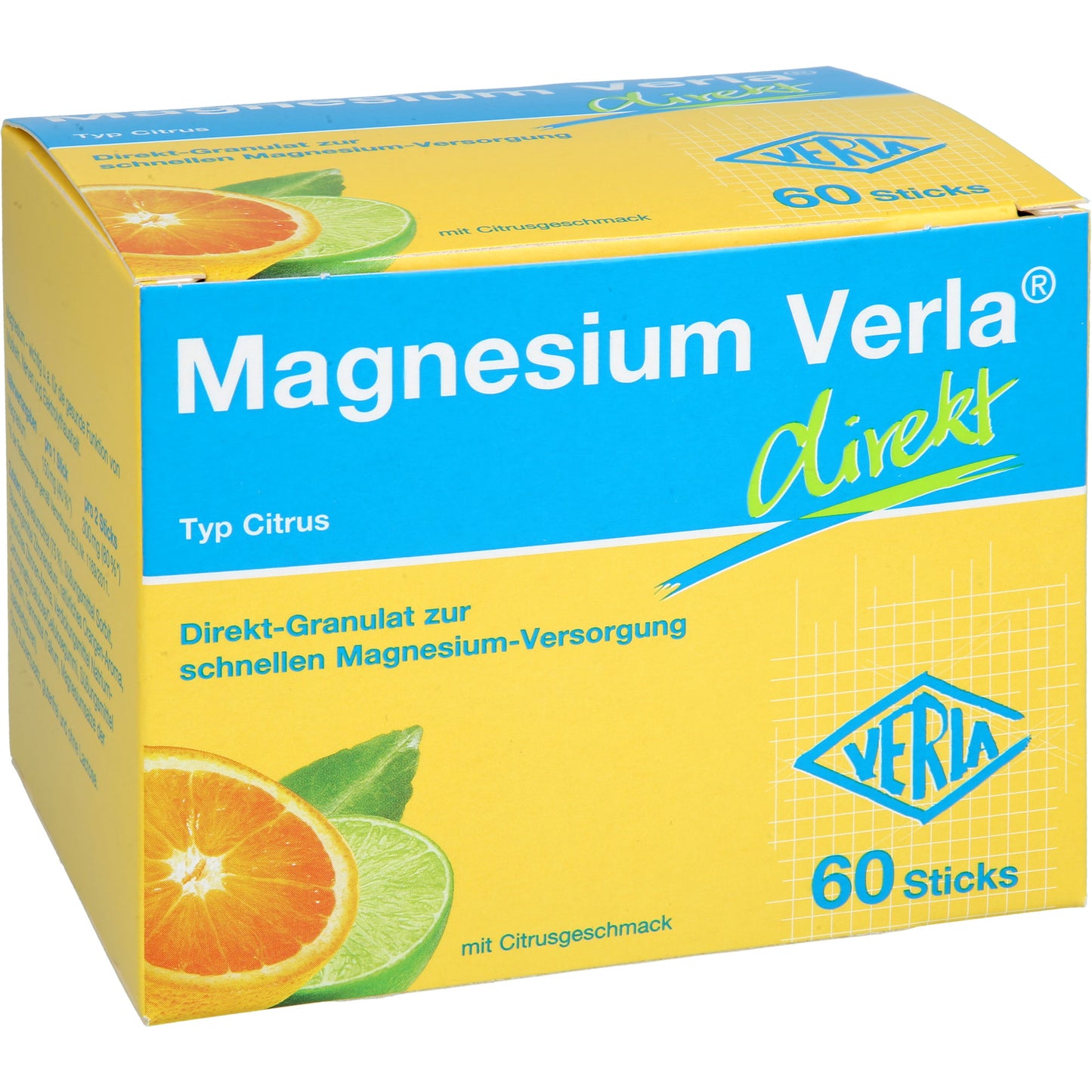 MAGNESIUM VERLA direkt Citrus Granulat 60 St