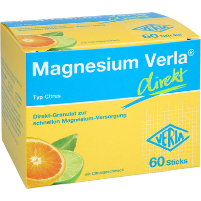 MAGNESIUM VERLA direkt Citrus Granulat 60 St