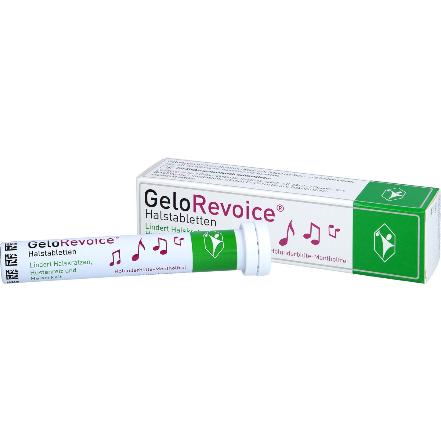 GELOREVOICE Halstabletten Holunderbl.-Mentholfrei 20 St
