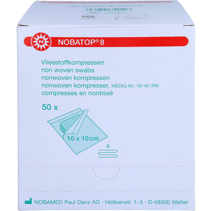 NOBATOP 8 Kompressen 10x10 cm steril 50X2 St