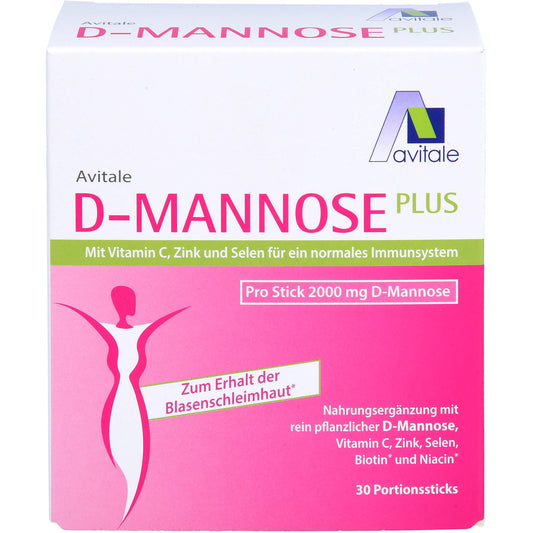 D-MANNOSE PLUS 2000 mg Sticks m.Vit.u.Mineralstof. 30X2.47 g
