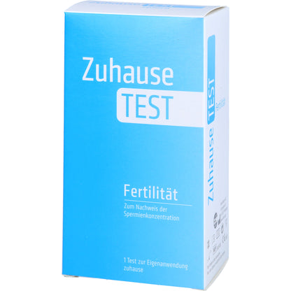 ZUHAUSE TEST Fertilität Samenflüssigkeit 1 St