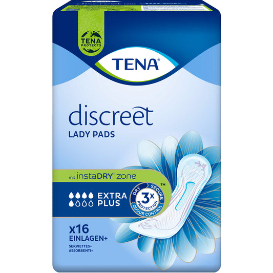 TENA LADY Discreet Inkontinenz Einlagen extra plus 16 St