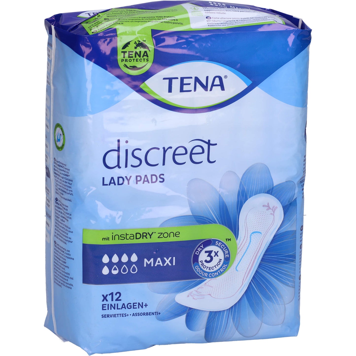 TENA LADY Discreet Inkontinenz Einlagen maxi 12 St