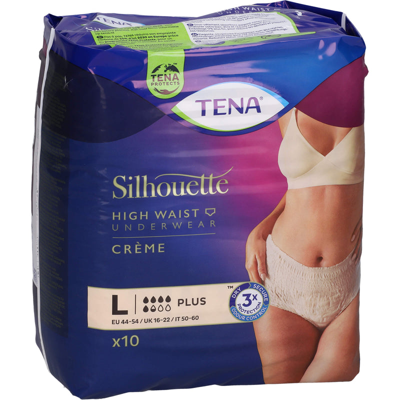 TENA SILHOUETTE PLUS CRE L 10 St