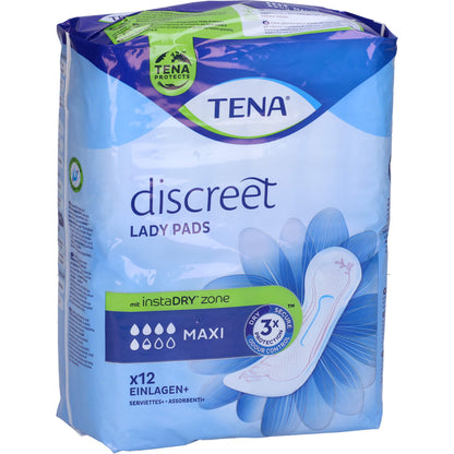 TENA LADY Discreet Inkontinenz Einlagen maxi night 12 St