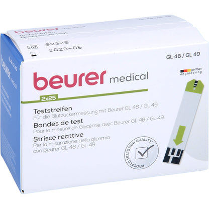 BEURER GL48/GL49 Teststreifen 50 St